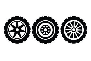 Automotive Wheel and Tire Collection for Vehicle Design