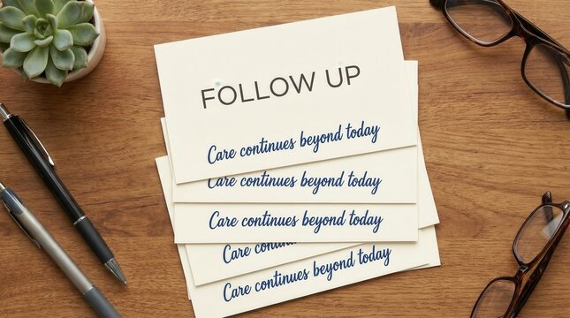 Follow Up Cards Showing Ongoing Care