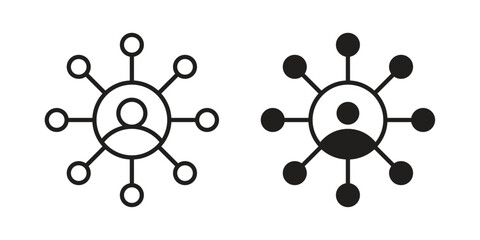 Affiliate marketing icon suitable for mobile application.