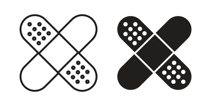 Bandage icon suitable for mobile application.