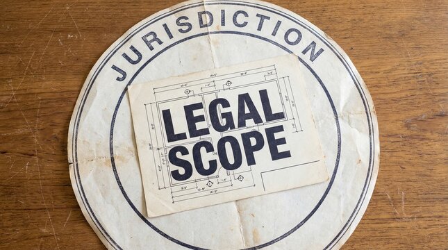 Legal Scope Blueprint Within Jurisdiction Circle