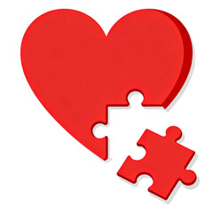 heart puzzle piece