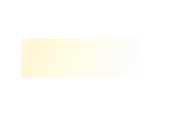 Golden gradient rectangle shape on transparent background