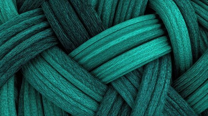 Abstract Teal Geometric Pattern Design