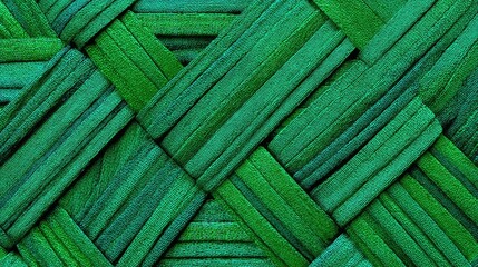 Abstract Geometric Pattern Design with Teal and Green Tones