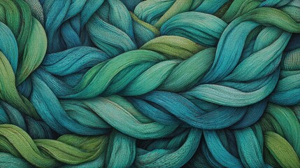 Abstract Pixelated Leaf Pattern