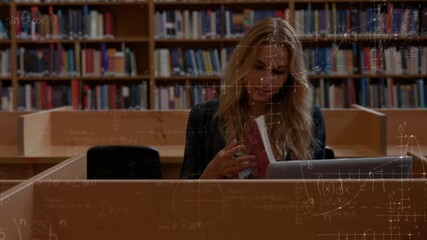 Geometrical Colombia theme with global education tech concept.