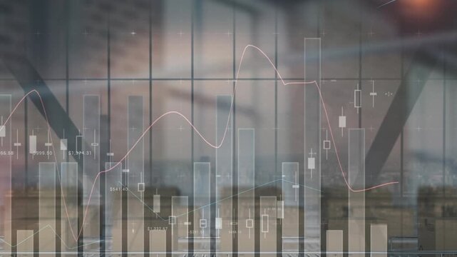 Animation financial processing financial gift financial gift