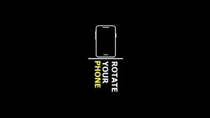A graphic urging users to rotate their phone for better viewing, featuring a simple smartphone outline and bold text.