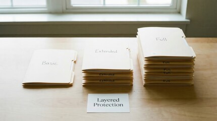 Stacked Folders Showing Layered Protection Levels