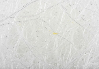 Close-Up of Fibrous White Material Texture