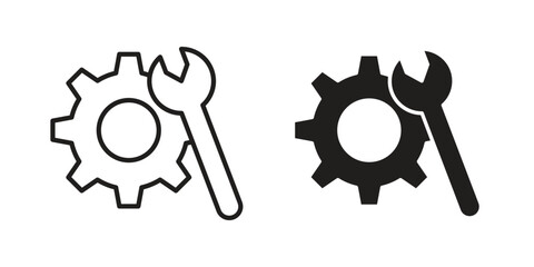 Maintenance icon suitable for mobile application.