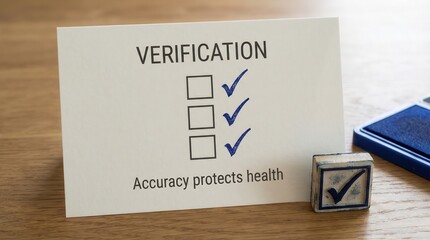 Verification List With Checkmarks and Health Message