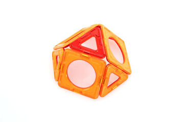 Step 1 Colorful Magnetic Tiles Submarine Building Toy