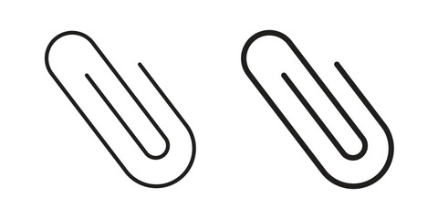 Fototapeta premium Paperclip icon suitable for mobile application.