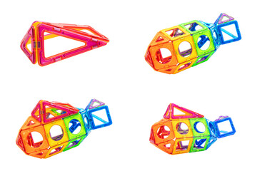 Masterpiece Achieved: Step-by-Step Tutorial for Your Vibrant Magnetic Tile Submarine Toy