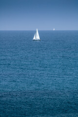 Fototapeta premium yacht in the sea