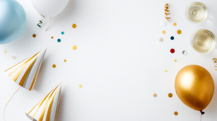 Abstract and beautiful background for use in social networks and advertising illustrating the birthday holiday.