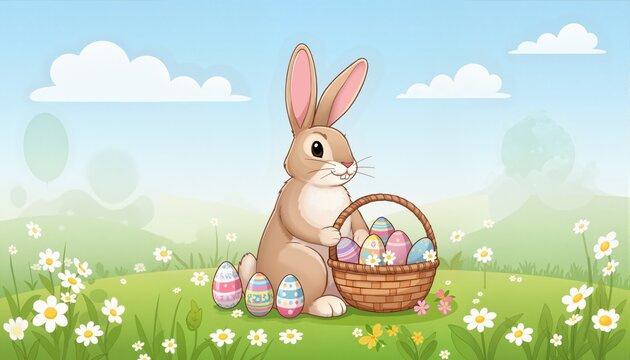Easter rabbit, easter Bunny.
- Powered by Adobe