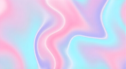 Abstract colorful background with soft flowing waves of blue and pink silk textures creating a vibrant wavy pattern of light and motion in a vector art illustration design