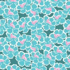 Fototapeta premium seamless floral pattern
