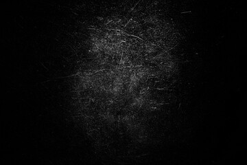 Black background scratches and noise, overlay full screen scuffs on the surface aged abstract backdrop