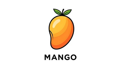 Vibrant mango illustration illustration