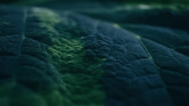 Quilted Green Fabric Close-Up