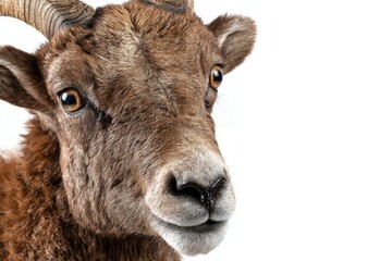 an animal isolated with a copy space