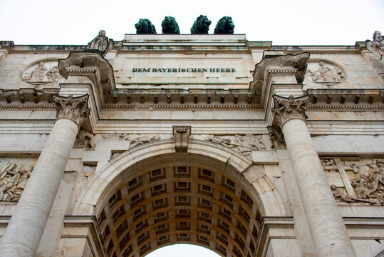 Siegestor Memorial Arch in Munich (To the Bavarian Army) - Germany