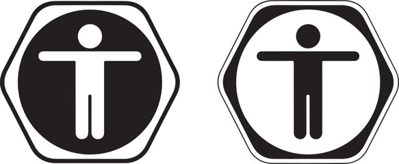 Universal accessibility sign icon png for inclusive design and accessibility