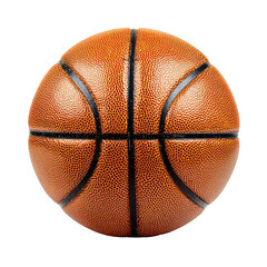 Obraz premium Basketball resting on a flat surface with textured design visible in clear detail