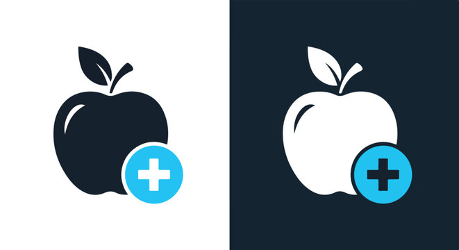 Apple symbols with plus signs