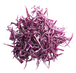 shredded red cabbage isolated on transparent background png