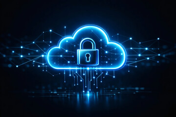 Digital Cyber Security Shield