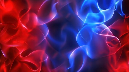 lifespan. An abstract cardiovascular health concept with rhythmic patterns in red and blue tones. STEM education sheets, lab safety posters, designed for biotech research communications.