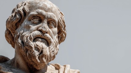 Bust of a Philosopher in Classical Style