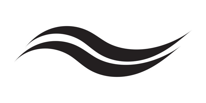 Hand drawn curly swiss, swashes, swoop. Calligraphy swirl. Highlight text element Vector isolated on transparent background. Underline typography tail shape.