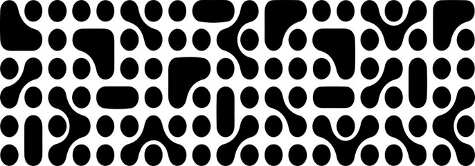 black and white seamless pattern