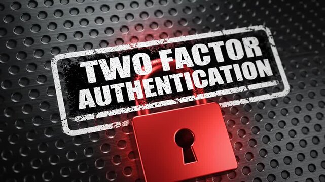 Secure Your Data with 4K Video of Two Factor Authentication and Security Concepts
