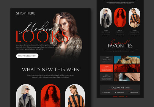 Modern Fashion Email Newsletter Template
