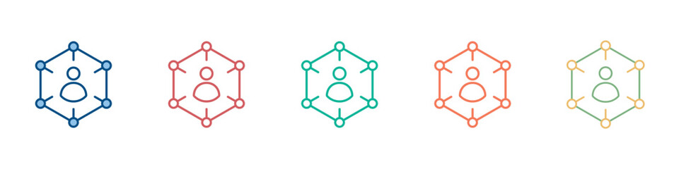 Stakeholder Icon Set Multiple Style Collection 