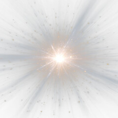 Obraz premium Shimmering spiral of stars with radiant fantasy illumination and sparkling space dust for abstract digital design and creative backgrounds