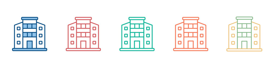 Corporate Icon Set Multiple Style Collection 