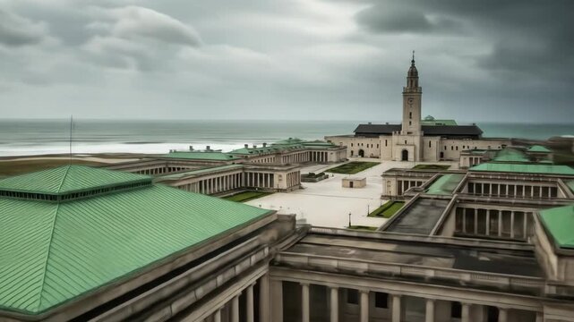 Sanctuary of Our Lady of F?tima Portugal Aerial View.