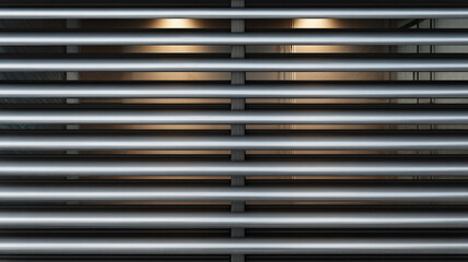 Obraz premium Exterior sun shading louvers architectural detail