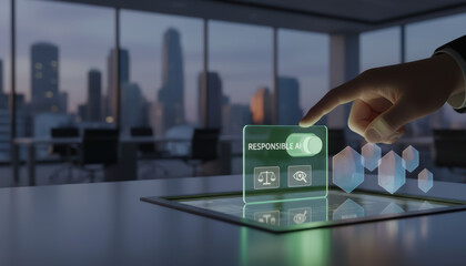 Responsible ai strategy roadmap for business transformation with ethical controls and human oversight fostering trust and innovation