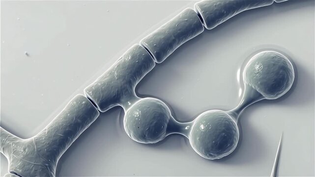 Candida Albicans Fungal Forms - Hyphae and Budding Yeasts (Dimorphism)
