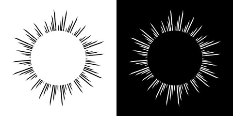 Dynamic abstract spiral sound wave rhythm lines. Circular spiral sound wave rhythm of lines. Circular futuristic abstract lines, black and white background.	