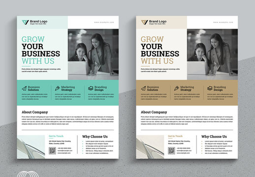 Minimal Corporate Flyer Template